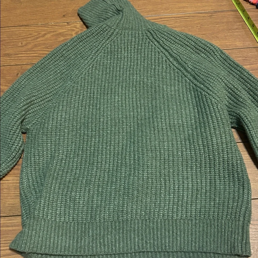 Happily Grey Green Turtleneck Sweater